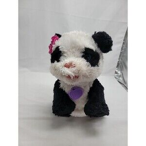 FurReal Friends Pom Pom My Baby Panda Bear  Interactive 9.5"  WORKS Read